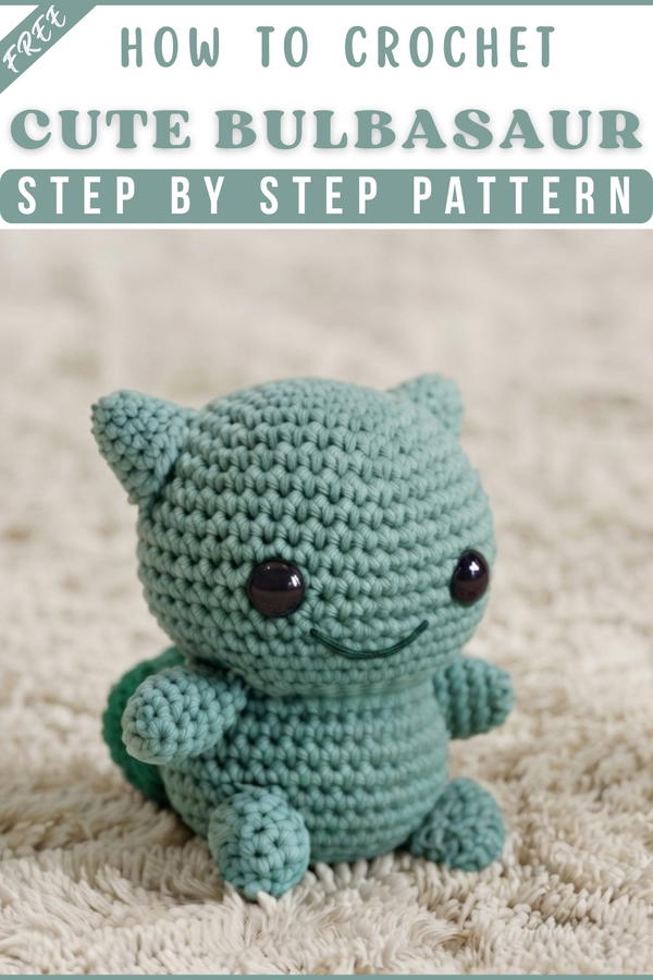 Bulbasaur Amigurumi Crochet Tutorial 9