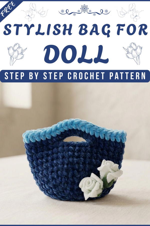 CROCHET BAG FOR DOLLS 8