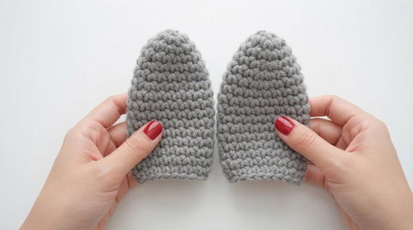 CROCHET BUNNY EARS HEADBAND FOR ADULT KIDS 7