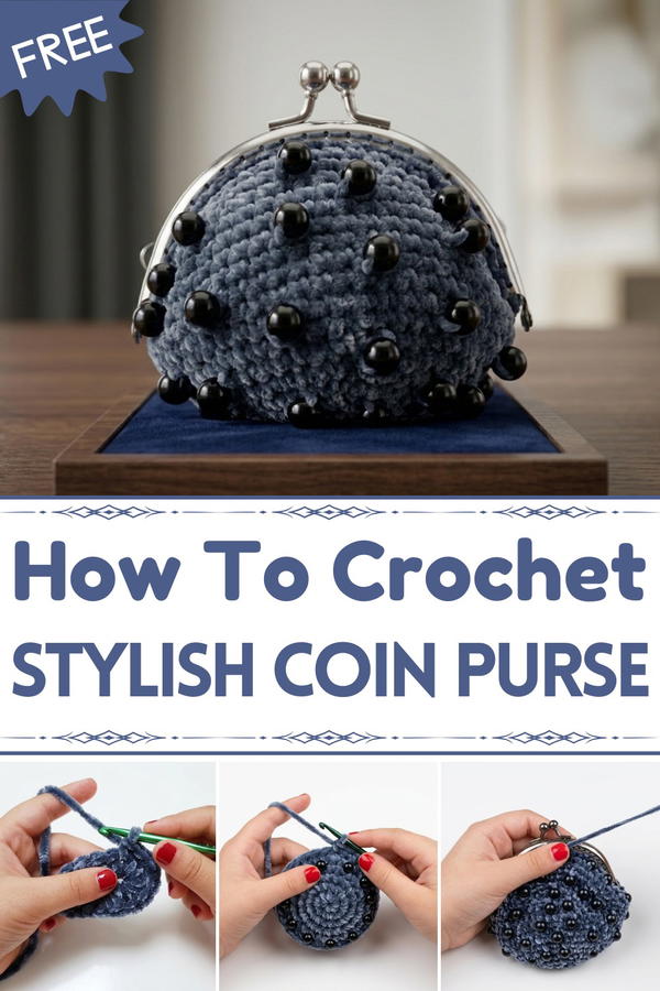CROCHET COIN PURSE 1