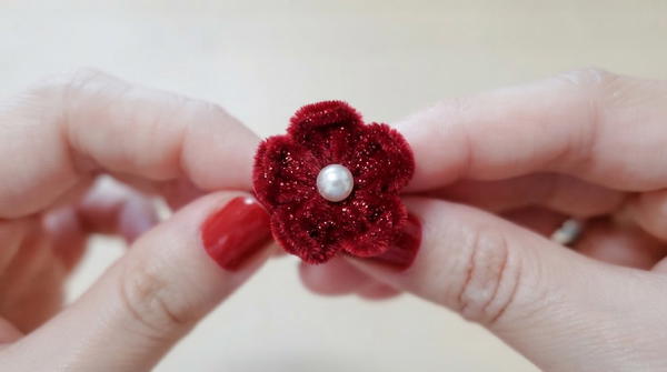 CROCHET FLOWER RING 6