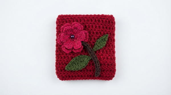CROCHET LEAF LEAVES APPLIQUE 7