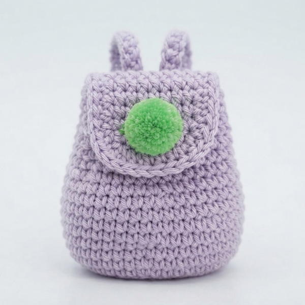 CROCHET MINI BACKPACK FOR DOLLS 10