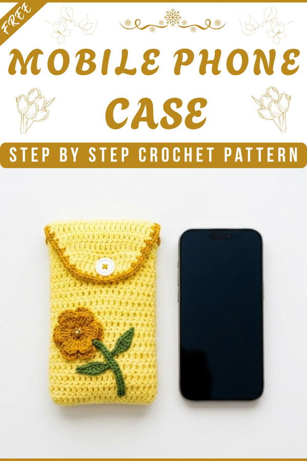 CROCHET MOBILE PHONE CASE 10