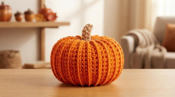 CROCHET PUMPKINS FOR HALLOWEEN AND FALL. THREE DIFFERENT SIZES 2