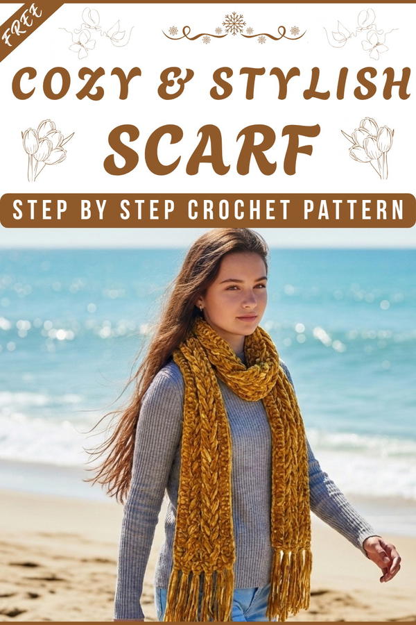 CROCHET SCARF (super easy) 8