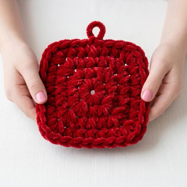 CROCHET SQUARE BASE 8