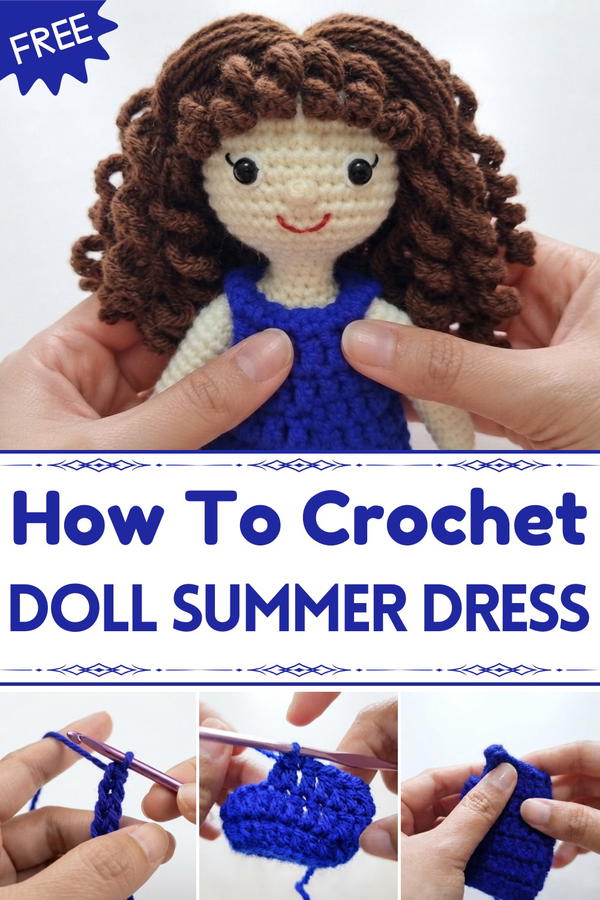 CROCHET SUMMER DRESS FOR DOLLS 1
