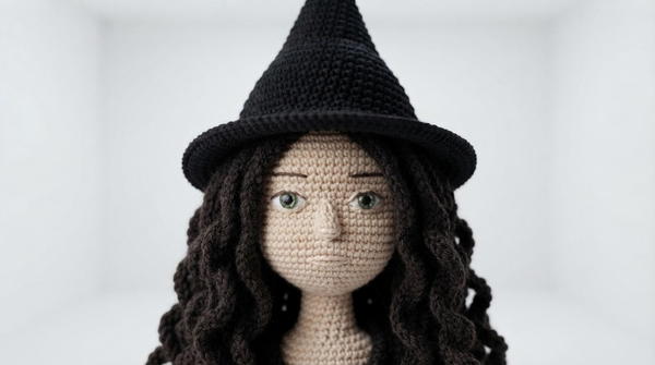 CROCHET WITCH HALLOWEEN HAT 2
