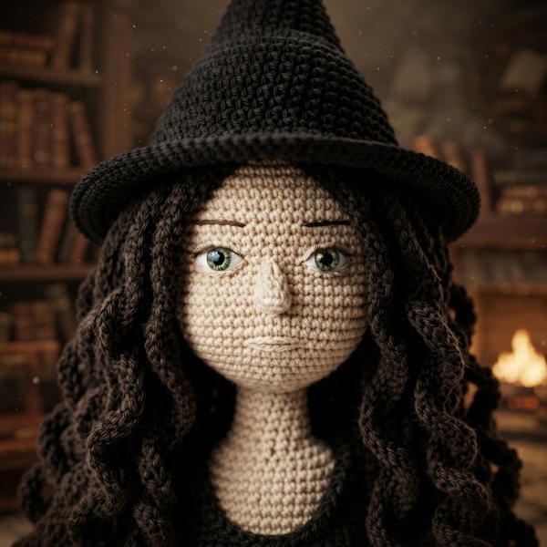 CROCHET WITCH HALLOWEEN HAT 8