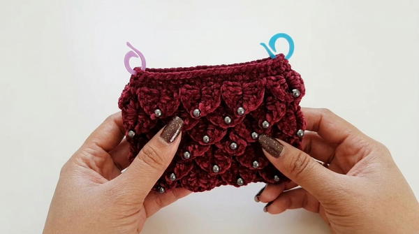 CROCODILE STITCH COIN PURSE 7