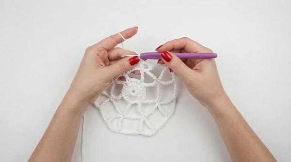 Crochet A Simple Spiderweb Halloween Top 5