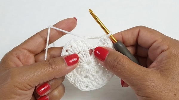 Crochet Coaster Invisible Column Hexagon Motif (4)