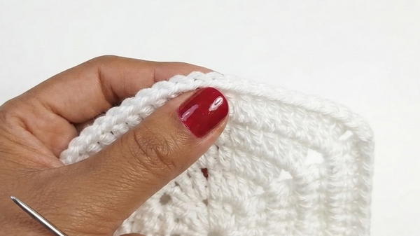 Crochet Coaster Invisible Column Hexagon Motif (6)