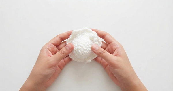 Crochet Ghost Beginner-Friendly Halloween Amigurumi & Keychain Tutorial 5