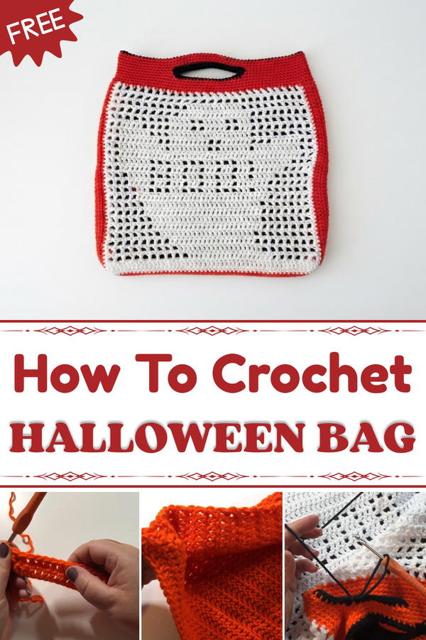 Crochet Halloween Bag 1