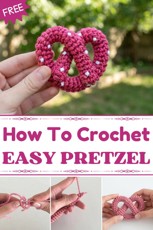 Crochet Pretzel - Amigurumi - Tutorial 1