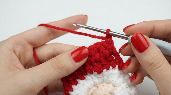 Crochet Santa Claus Ornament 6