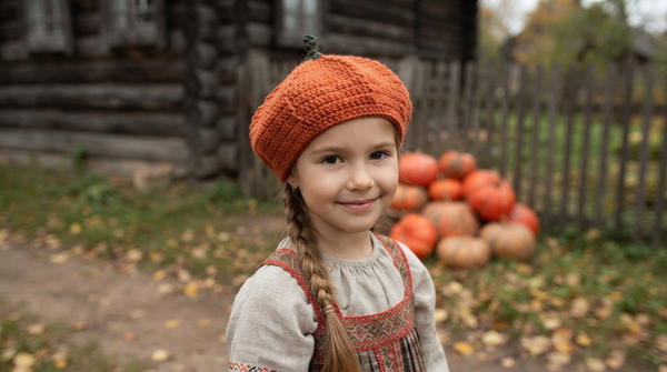 Easy Crochet Pumpkin Beret Hat Tutorial Beginner Friendly How To Crochet A Pumpkin Hat 2