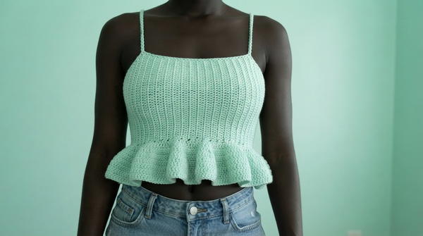 Easy Crochet baby Doll top tutorial 2