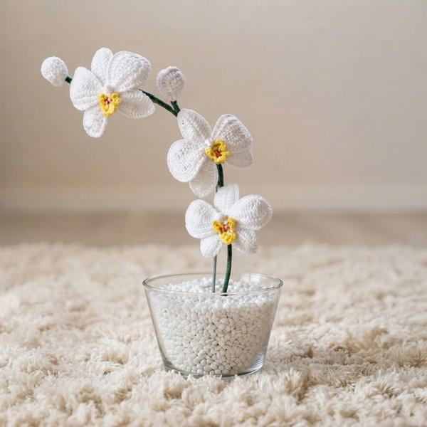 Flower Orchid Crochet Tutorial 10