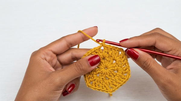 GRANNY CROCHET HOW TO CROCHET FASTER AND MORE PRACTICALLY 4
