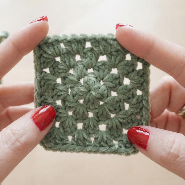 HOW TO MAKE A GRANNY SQUARE 8