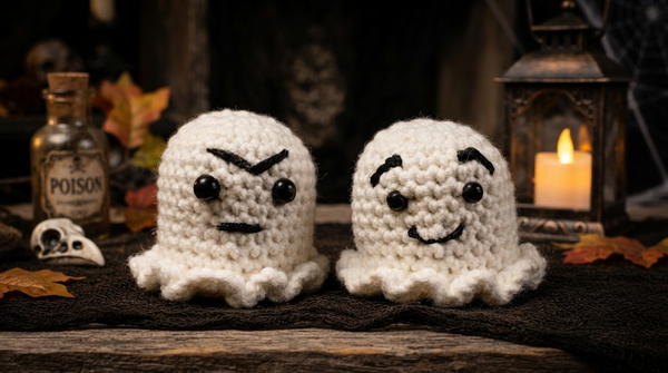 How to crochet an Amigurumi GHOST for Halloween 2
