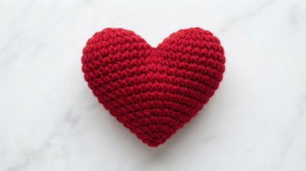 How to crochet an amigurumi heart 3D heart for VALENTINE'S DAY! 7