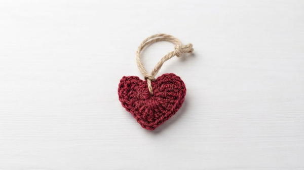 How to crochet cute heart for absolute beginners 2