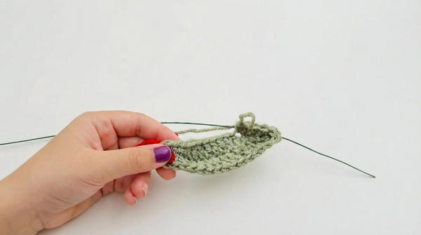 How to crochet tulips flower 6