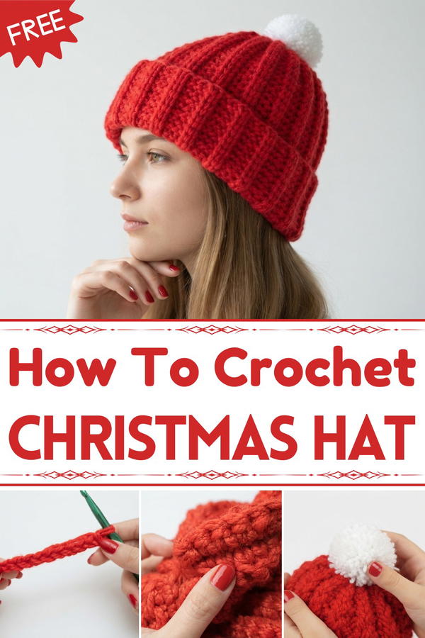 MY VERSION OF CHRISTMAS HAT BEANIE 1