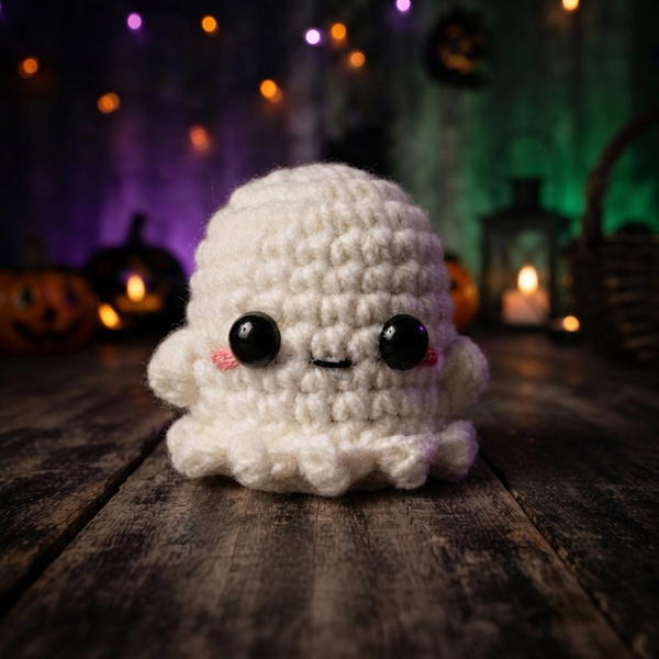 NO SEW!! HALLOWEEN IS COMING SOON!! GHOST KNITTING TUTORIAL (NO SEW) 9