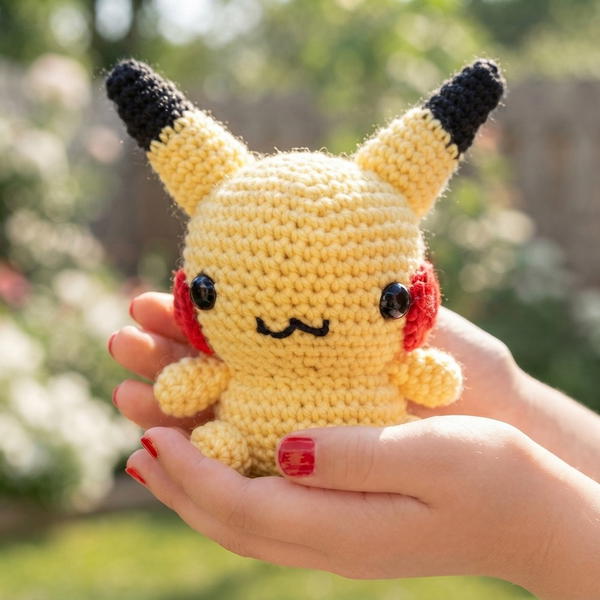 Pikachu Amigurumi Crochet Tutorial 11