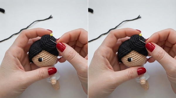 Princess Leia amigurumi pattern (amigurumi crochet tutorial) 6