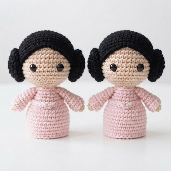 Princess Leia amigurumi pattern (amigurumi crochet tutorial) 8