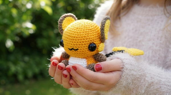 Raichu Amigurumi Crochet Tutorial 2