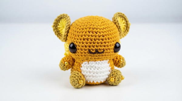 Raichu Amigurumi Crochet Tutorial 7