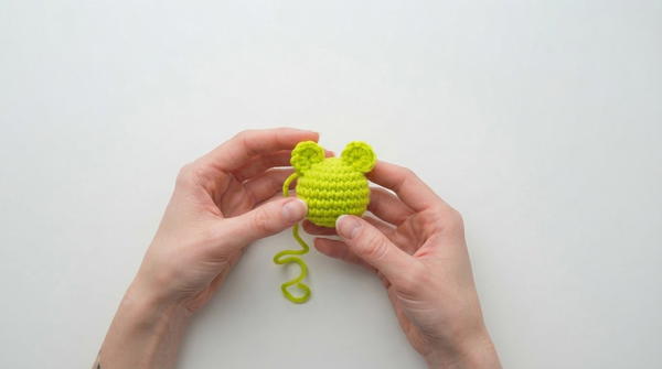 SHORT AND EASY!! TUTORIAL ON HOW TO KNIT A MINI FROG 5