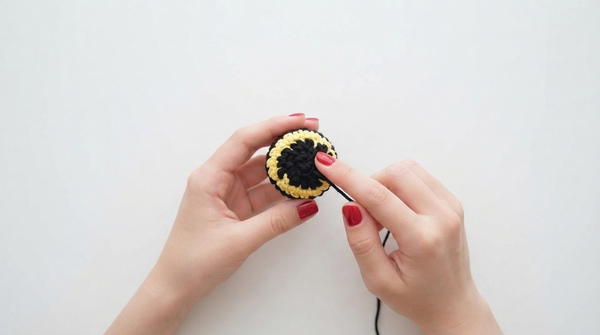 SHORT & EASY!! BEE KNITTING TUTORIAL BEE AMIGURUMI KNITTING TUTORIAL FOR BEGINNERS 6