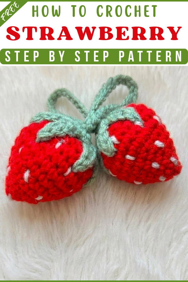 how to make a strawberry keychain for beginners 8