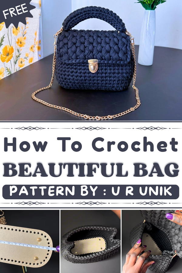 Beginner Crochet Bag Step-by-Step Tutorial (1)
