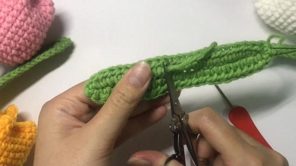 Crochet Tulip Flower 🌷 Easiest Crochet Tulip Tutorial for Gifts and Decoration 6