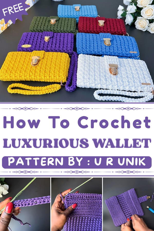 _Crochet Wallet with Perfect Design - Spacious and Luxurious (1)