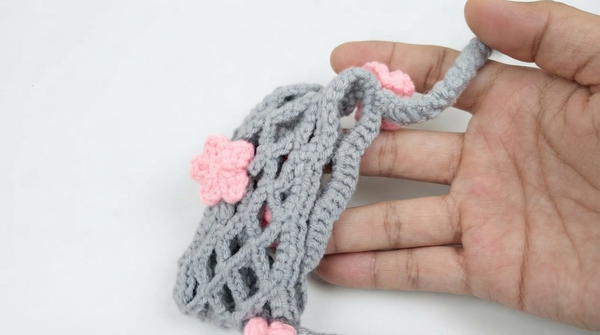 Cup sleeve crochet holder cup rajut beginner friendly 7