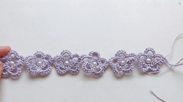 Delicate and unique! One-step flower bracelet! English subtitles 7