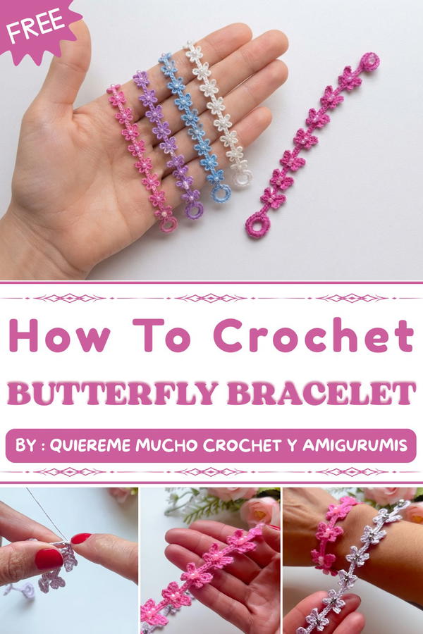 Easy and delicate butterfly bracelet! Look at it (1)