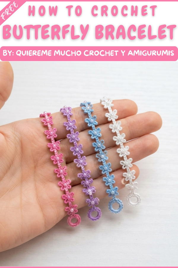 Easy and delicate butterfly bracelet! Look at it (11)
