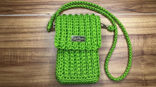 How To Crochet Bag Tutorial With Polyester Yarn 10