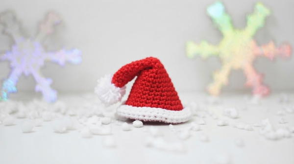 How To Crochet Christmas Hat 2
